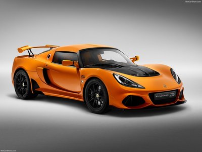 Lotus Exige Sport 410 20th Anniversary Edition 2020 wooden framed poster