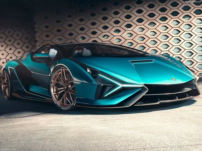 Lamborghini Sian Roadster 2021 Poster 1429324