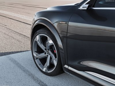 Audi e-tron S Sportback 2021 wooden framed poster