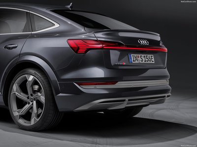 Audi e-tron S Sportback 2021 metal framed poster