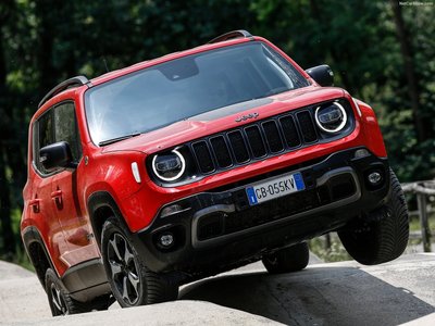 Jeep Renegade 4xe 2021 Poster with Hanger