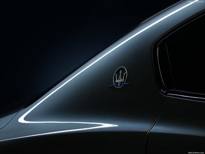 Maserati Ghibli Hybrid 2021 Poster with Hanger