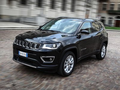 Jeep Compass 4xe 2021 metal framed poster