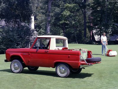 Ford Bronco Pickup 1966 tote bag #1431505