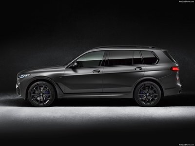 BMW X7 Dark Shadow Edition 2021 Poster with Hanger