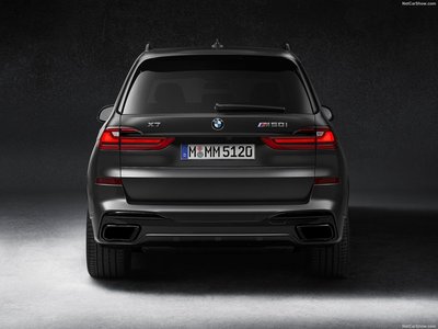BMW X7 Dark Shadow Edition 2021 metal framed poster