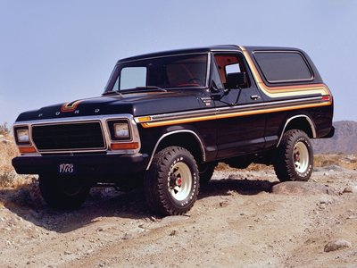 Ford Bronco 1978 tote bag