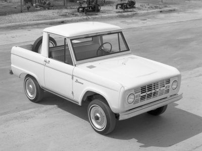 Ford Bronco Pickup 1966 tote bag #1434279