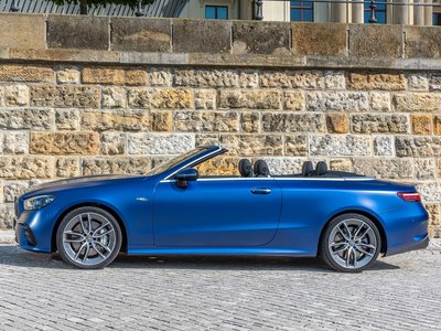 Mercedes-Benz E53 AMG Cabriolet 2021 Poster with Hanger