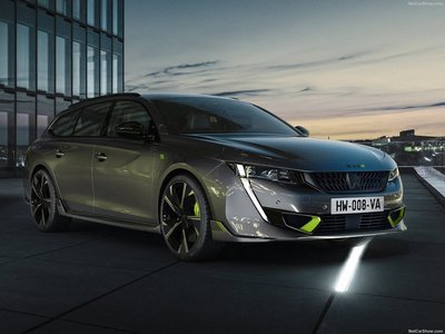Peugeot 508 SW PSE 2021 Poster with Hanger