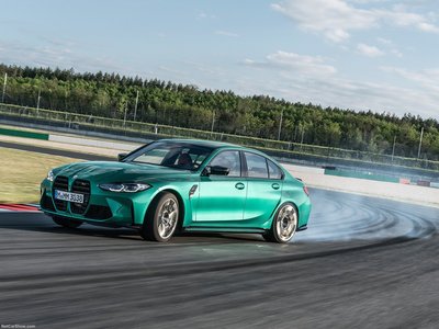 BMW M3 Sedan Competition 2021 Poster with Hanger