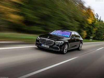 Mercedes-Benz S500 2021 Poster with Hanger
