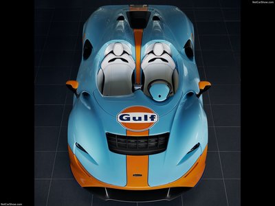 McLaren Elva Gulf Theme by MSO 2021 Mouse Pad 1440673