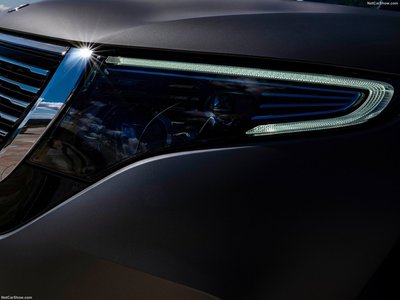 Mercedes-Benz EQC 4x4-2 Concept 2020 wooden framed poster