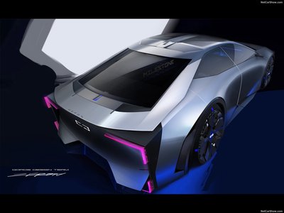 Qoros Milestone Concept 2020 metal framed poster