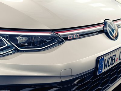Volkswagen Golf GTI Clubsport 2021 metal framed poster