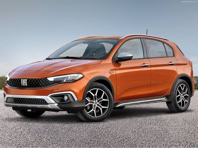 Fiat Tipo Cross 2021 canvas poster
