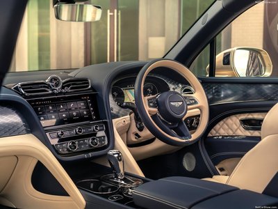 Bentley Bentayga Hybrid 2021 wooden framed poster