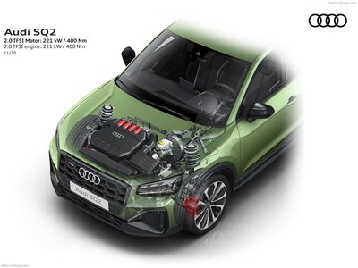 Audi SQ2 2021 canvas poster