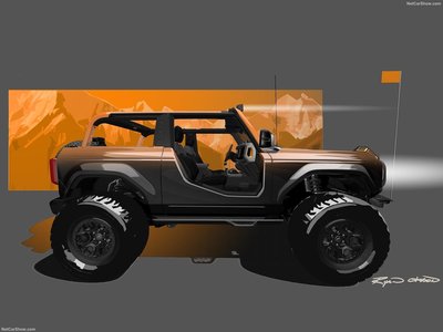 Ford Bronco Badlands Sasquatch 2-Door Concept 2020 poster