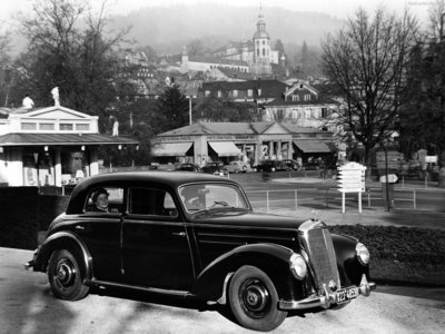 Mercedes-Benz 220 W187 1951 tote bag #1446013