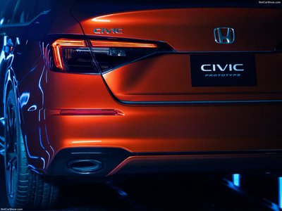 Honda Civic Concept 2020 metal framed poster
