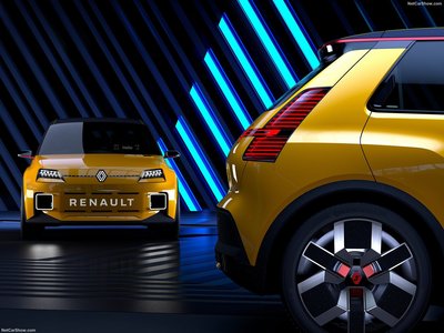 Renault 5 Concept 2021 canvas poster