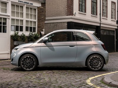 Fiat 500 2021 canvas poster