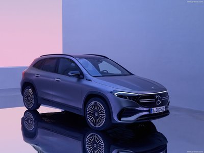 Mercedes-Benz EQA 2022 canvas poster