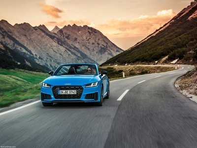 Audi TTS Roadster competition plus 2021 metal framed poster