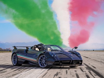 Pagani Huayra Tricolore 2021 Poster with Hanger
