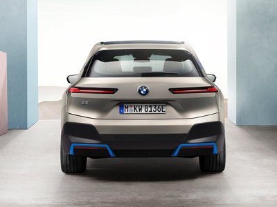 BMW iX 2022 metal framed poster