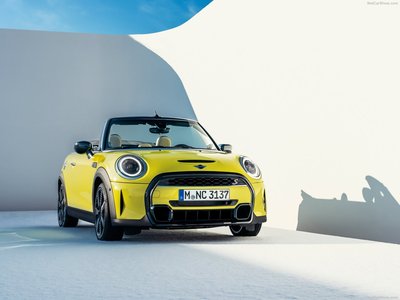 Mini Cooper S Convertible 2022 Poster with Hanger