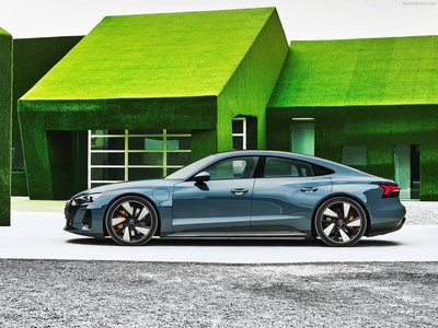 Audi e-tron GT quattro 2022 Poster with Hanger