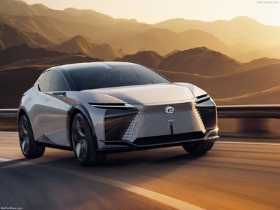 Lexus LF-Z Electrified Concept 2021 metal framed poster