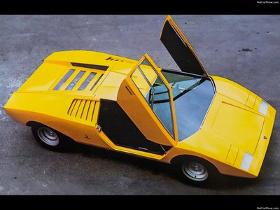 Lamborghini Countach LP500 Concept 1971 pillow