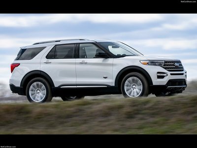 Ford Explorer King Ranch Edition 2021 canvas poster