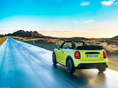 Mini John Cooper Works Convertible 2022 Poster with Hanger