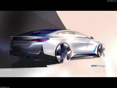 BMW i4 2022 poster