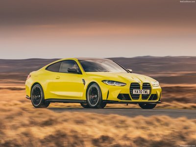 BMW M4 Coupe Competition [UK] 2021 Poster with Hanger