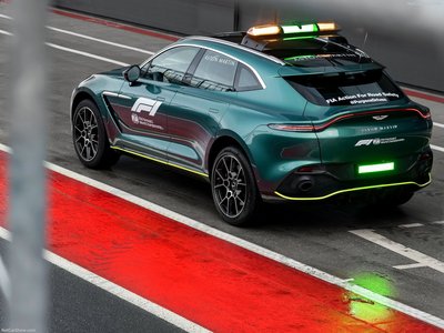 Aston Martin DBX F1 Medical Car 2021 Poster with Hanger