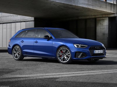 Audi A4 Avant S line competition plus 2022 Poster with Hanger