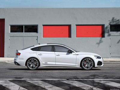 Audi A5 Sportback S line competition plus 2022 Poster with Hanger