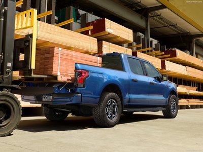 Ford F-150 Lightning 2022 canvas poster