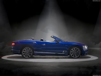 Bentley Continental GT Speed Convertible 2022 Poster with Hanger