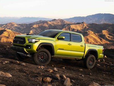Toyota Tacoma TRD Pro 2022 Poster with Hanger