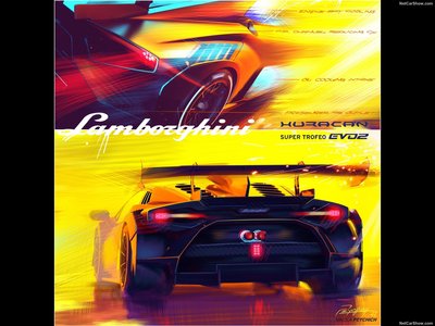 Lamborghini Huracan Super Trofeo EVO2 2022 poster