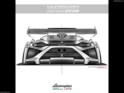 Lamborghini Huracan Super Trofeo EVO2 2022 mouse pad