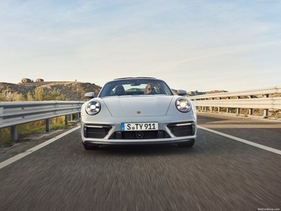 Porsche 911 Targa 4 GTS 2022 Poster with Hanger