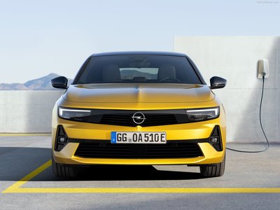 Opel Astra 2022 metal framed poster